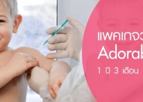 แพ็คเกจวัคซีนเด็ก Adorable Kid สำหรับเด็กเล็กอายุ 1ปี-3เดือน ถึง 2ปี-6เดือน
