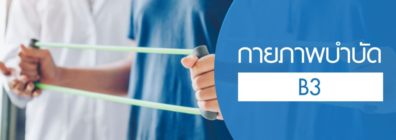 โปรแกรมกายภาพบำบัด B3